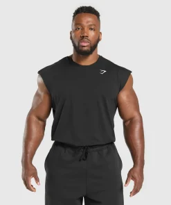 Heren Gymshark Tanktops|T-shirts*Critical Cut Off Tank