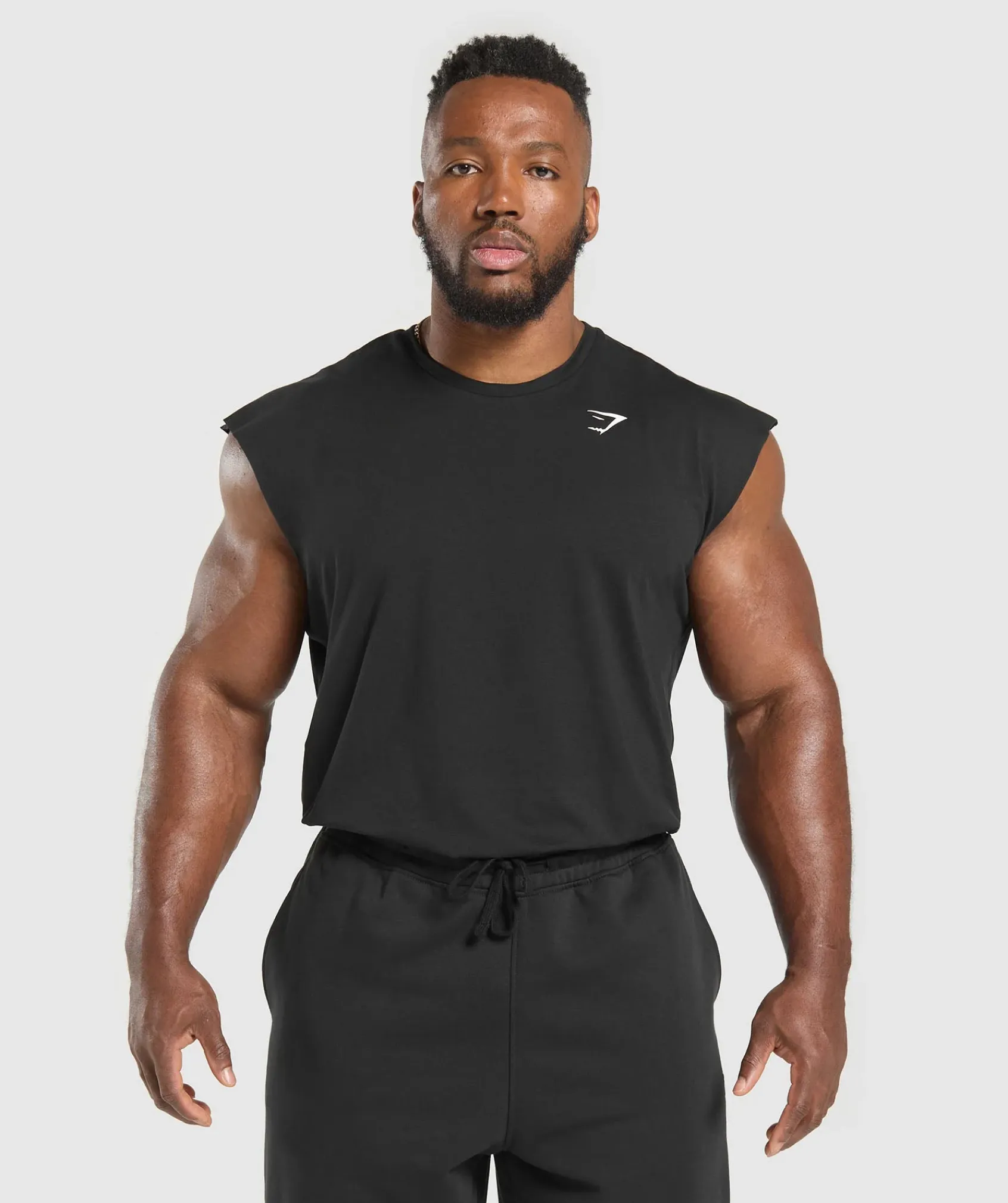 Heren Gymshark Tanktops|T-shirts*Critical Cut Off Tank