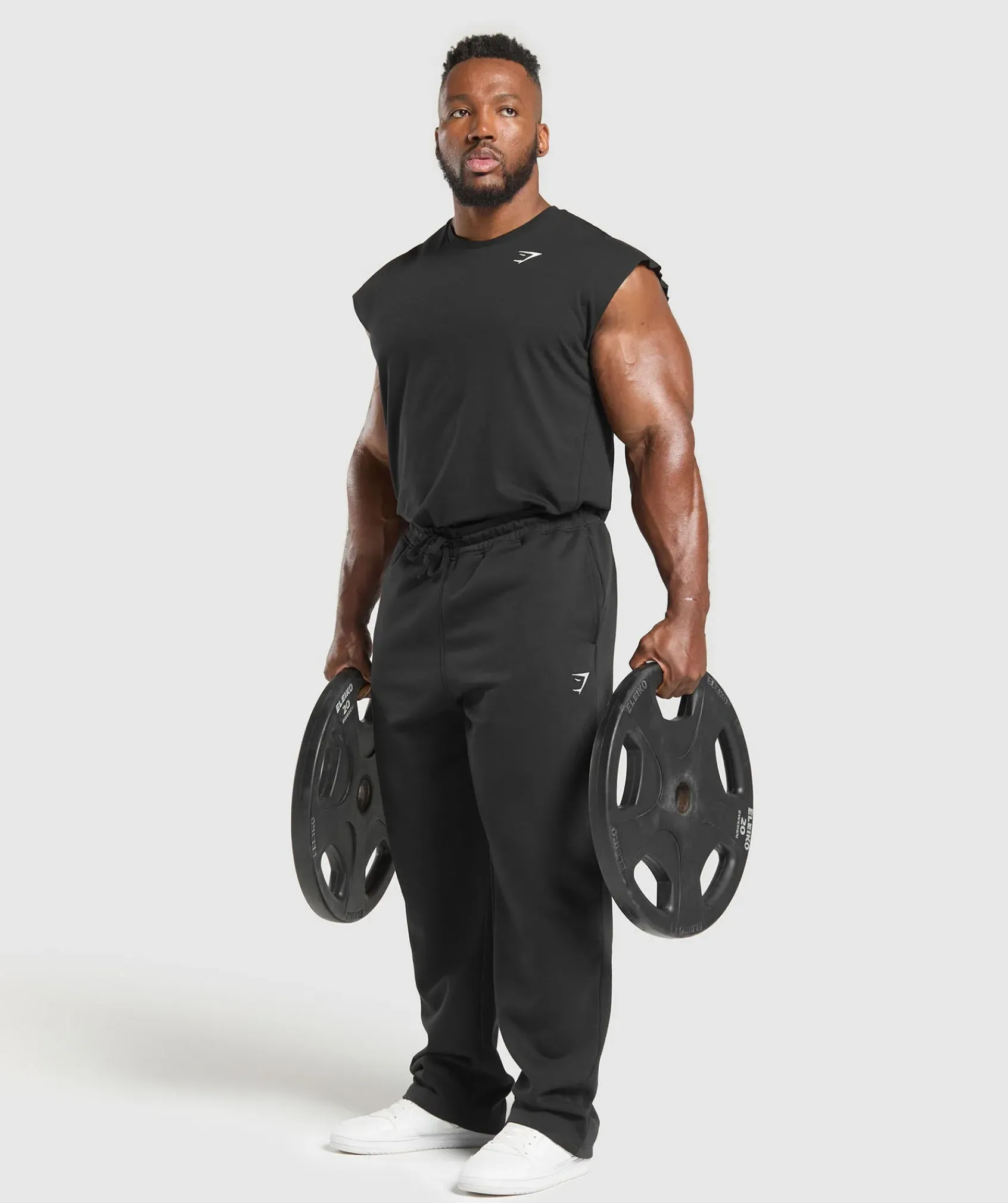 Heren Gymshark Tanktops|T-shirts*Critical Cut Off Tank