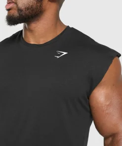Heren Gymshark Tanktops|T-shirts*Critical Cut Off Tank