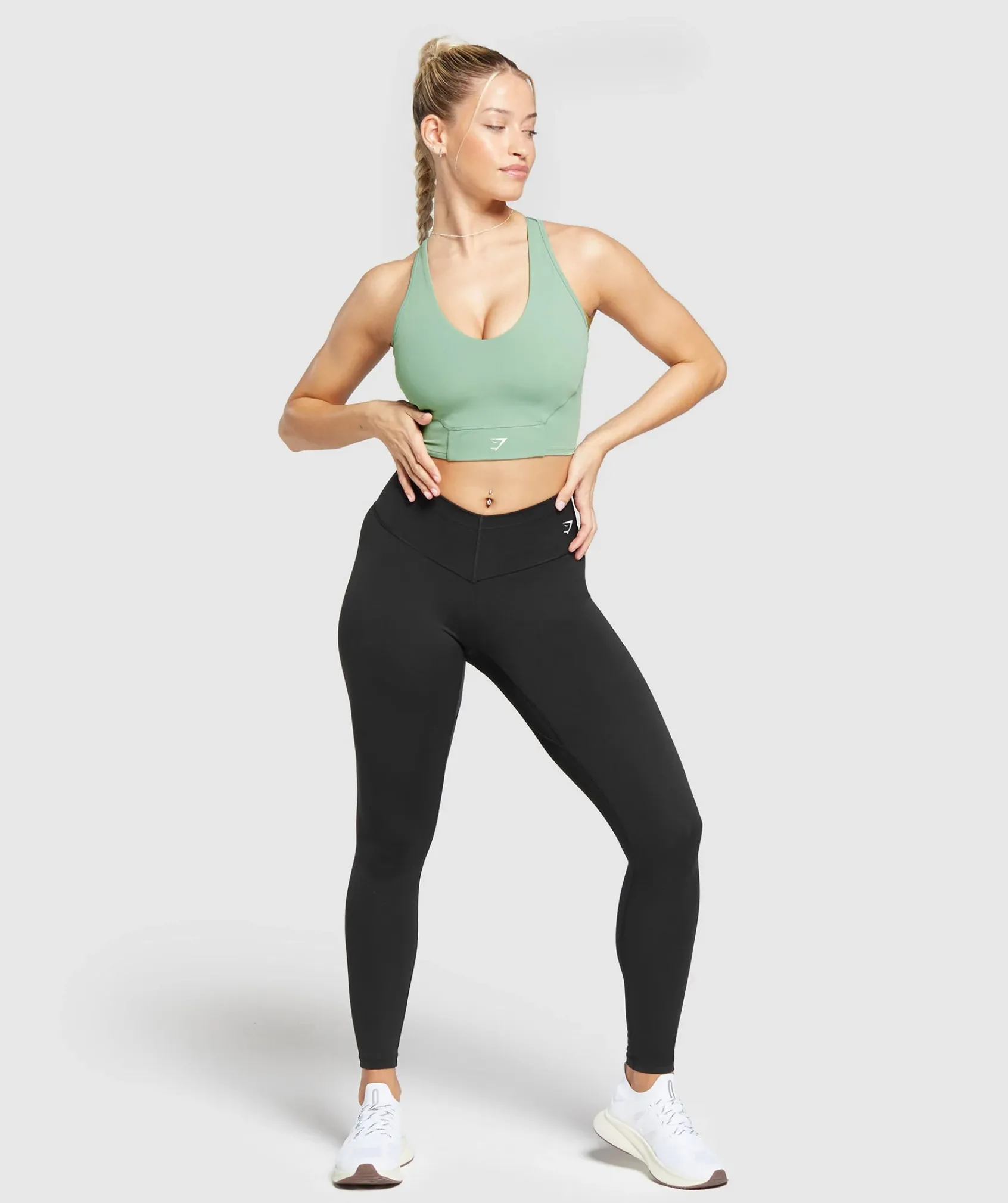 DAMES Gymshark Croptops|Tanktops*Crop Mesh Tank