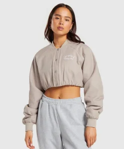 DAMES Gymshark Sportjacks*Cropped Bomber Jacket