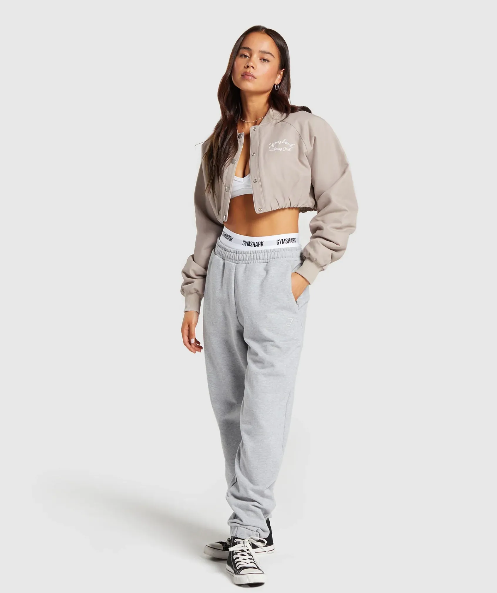 DAMES Gymshark Sportjacks*Cropped Bomber Jacket
