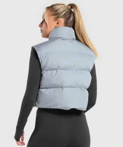 DAMES Gymshark Outerwear|Sportjacks*Cropped Midi Gilet