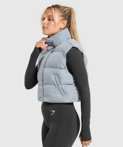 DAMES Gymshark Outerwear|Sportjacks*Cropped Midi Gilet