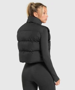 DAMES Gymshark Outerwear|Sportjacks*Cropped Midi Gilet