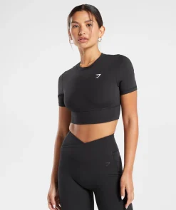 DAMES Gymshark Croptops|T-shirts*Crossover Crop Top