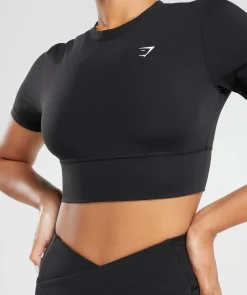 DAMES Gymshark Croptops|T-shirts*Crossover Crop Top