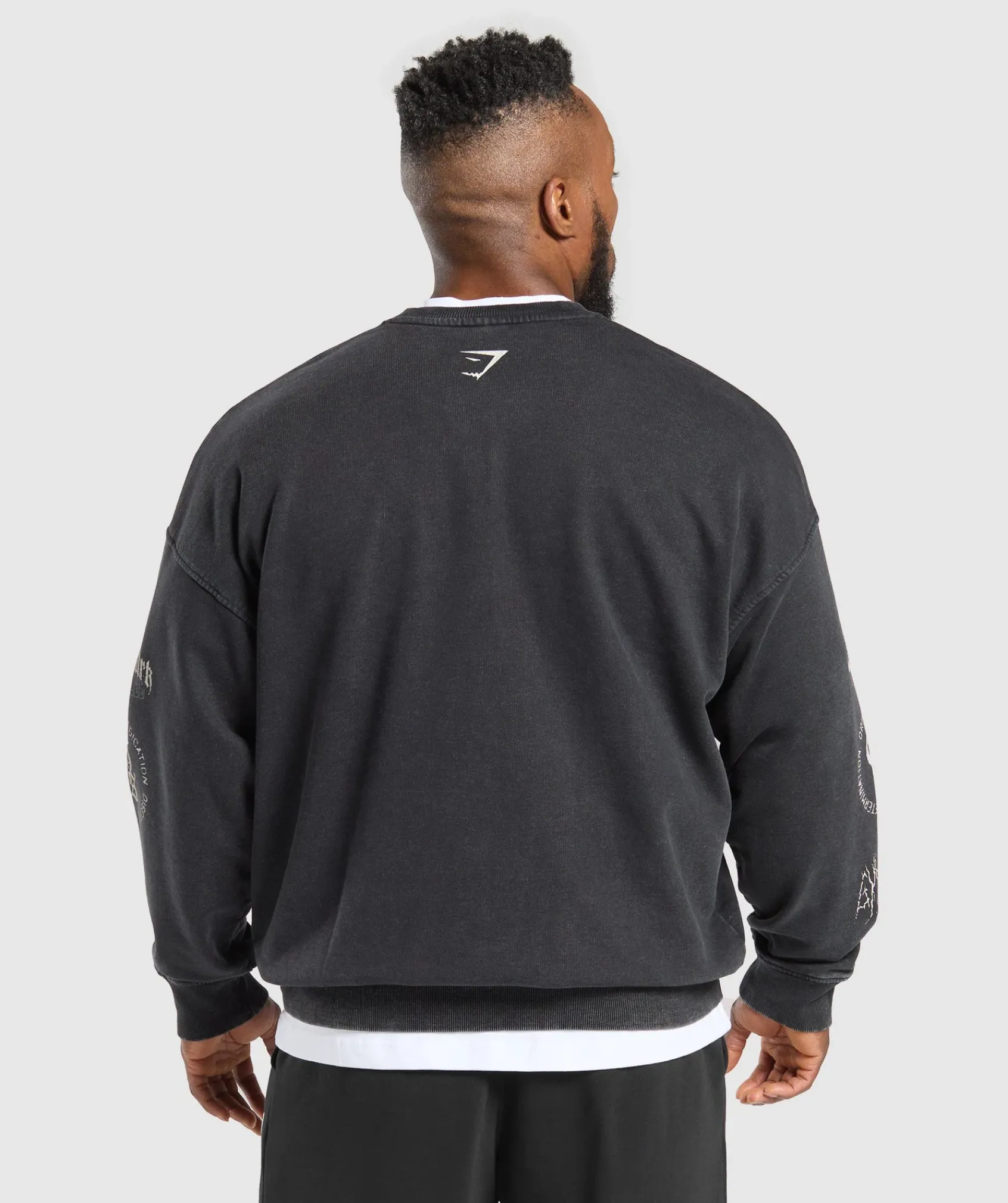 Heren Gymshark Hoodies & Truien*Distressed Graphic Crew
