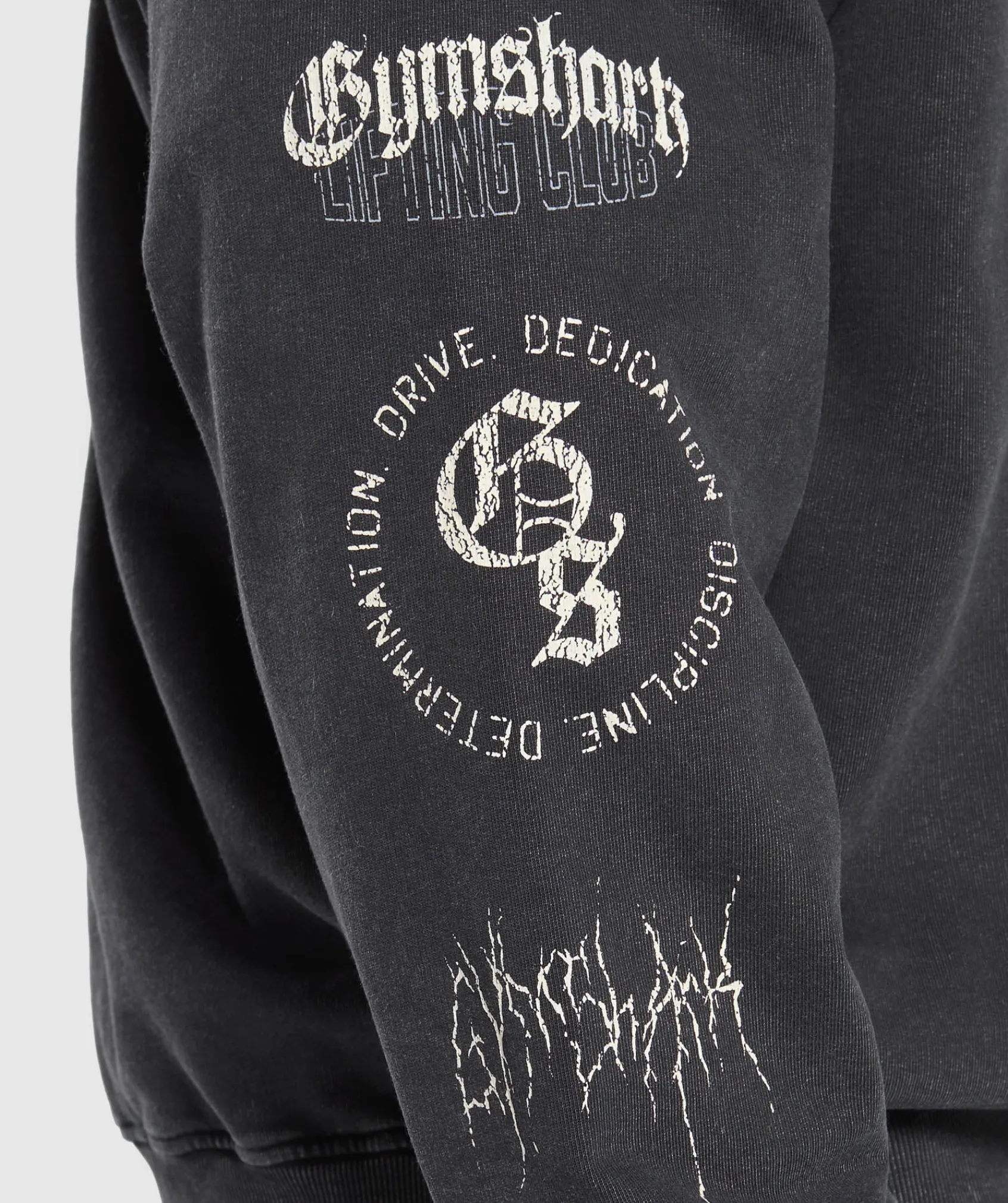Heren Gymshark Hoodies & Truien*Distressed Graphic Crew