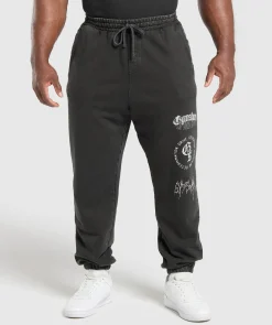 Heren Gymshark Joggingbroeken*Distressed Graphic Joggers