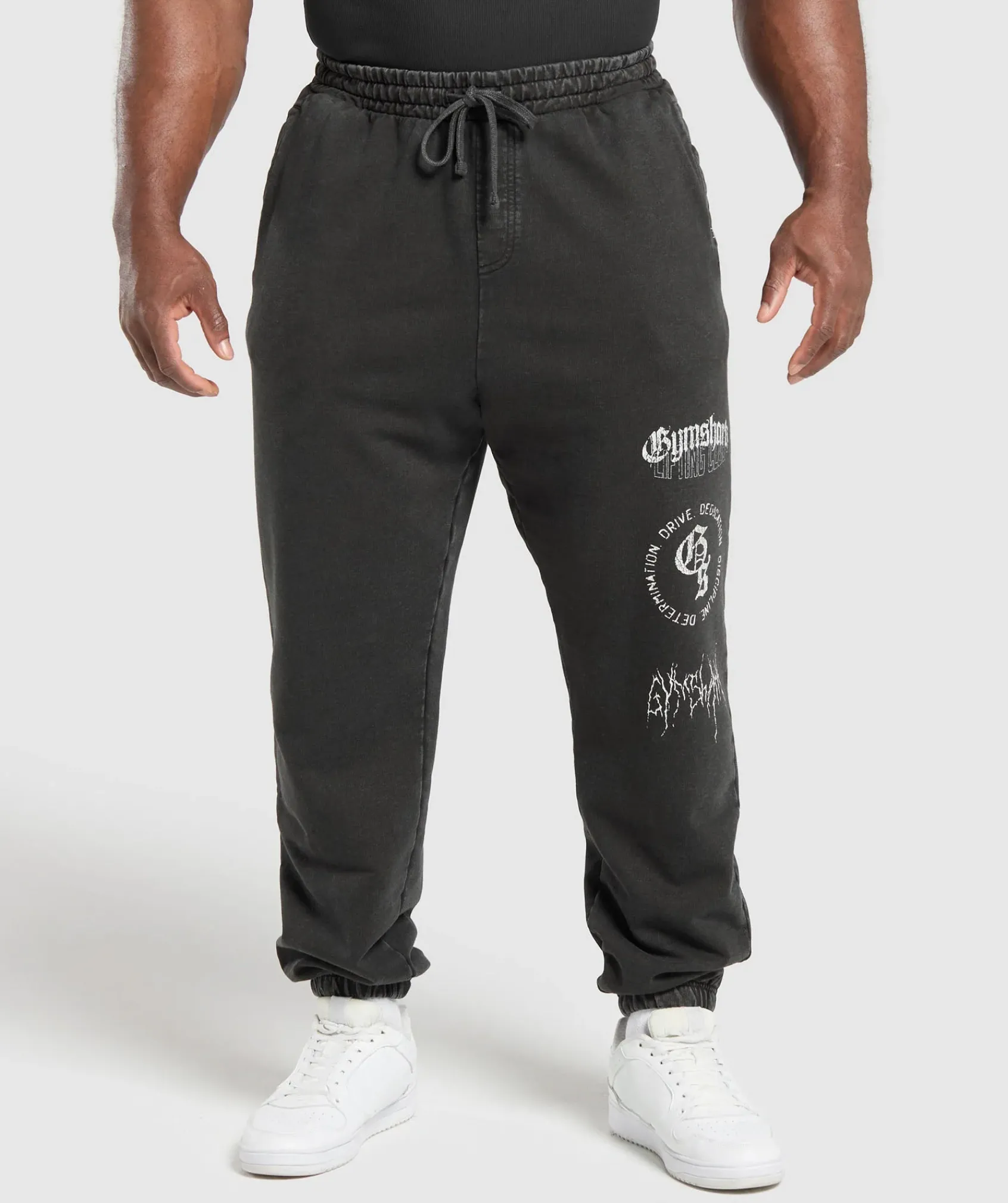 Heren Gymshark Joggingbroeken*Distressed Graphic Joggers
