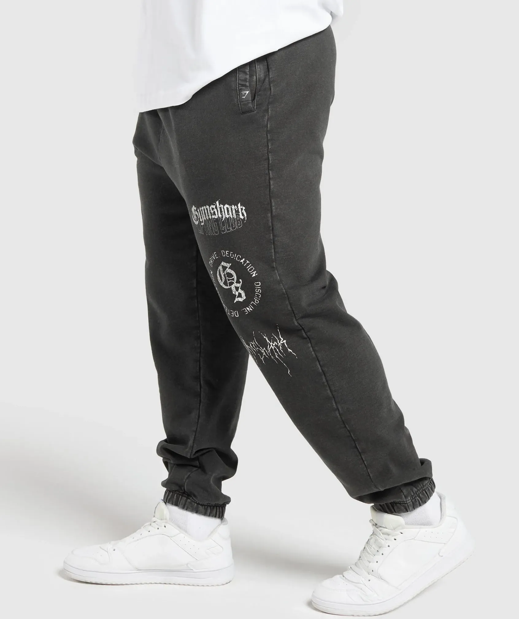 Heren Gymshark Joggingbroeken*Distressed Graphic Joggers