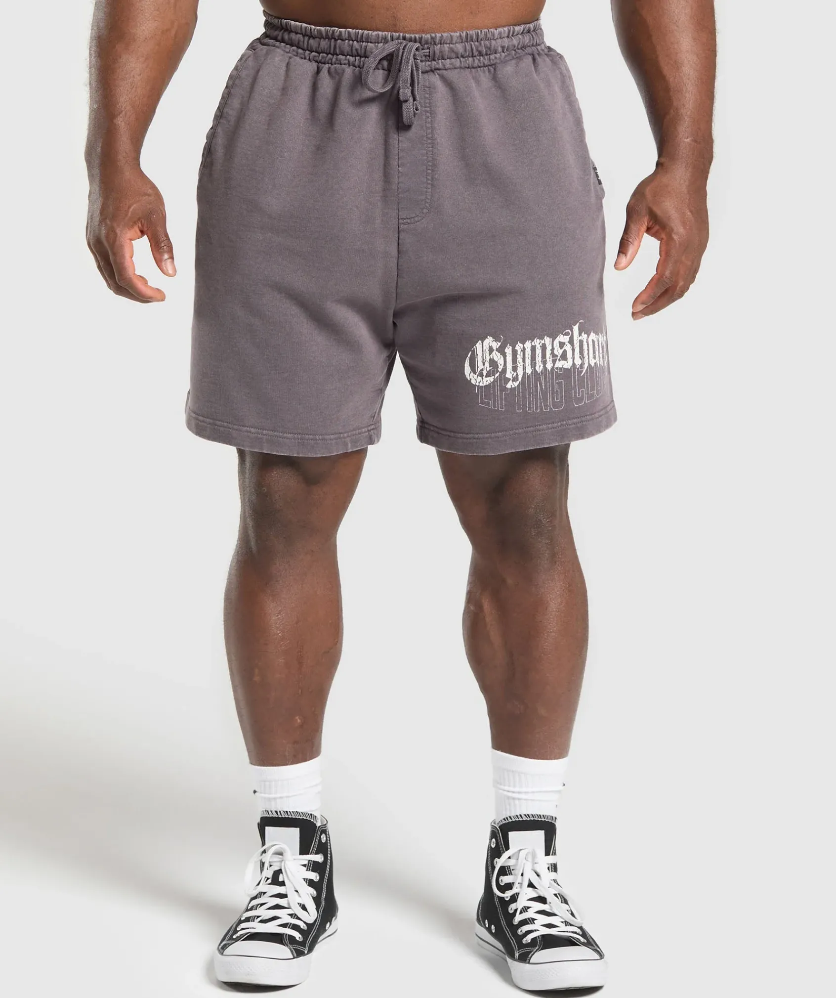 Heren Gymshark Shorts*Distressed Graphic 7" Shorts