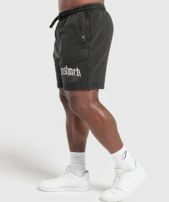 Heren Gymshark Shorts*Distressed Graphic 7" Shorts