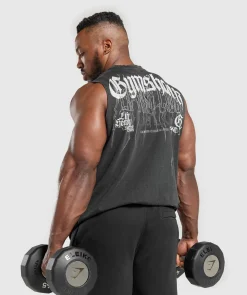 Heren Gymshark Tanktops*Distressed Graphic Tank