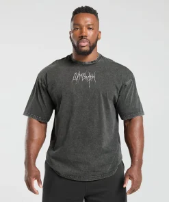 Heren Gymshark T-shirts*Distressed Graphic T-shirt