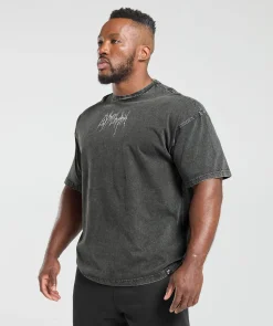 Heren Gymshark T-shirts*Distressed Graphic T-shirt