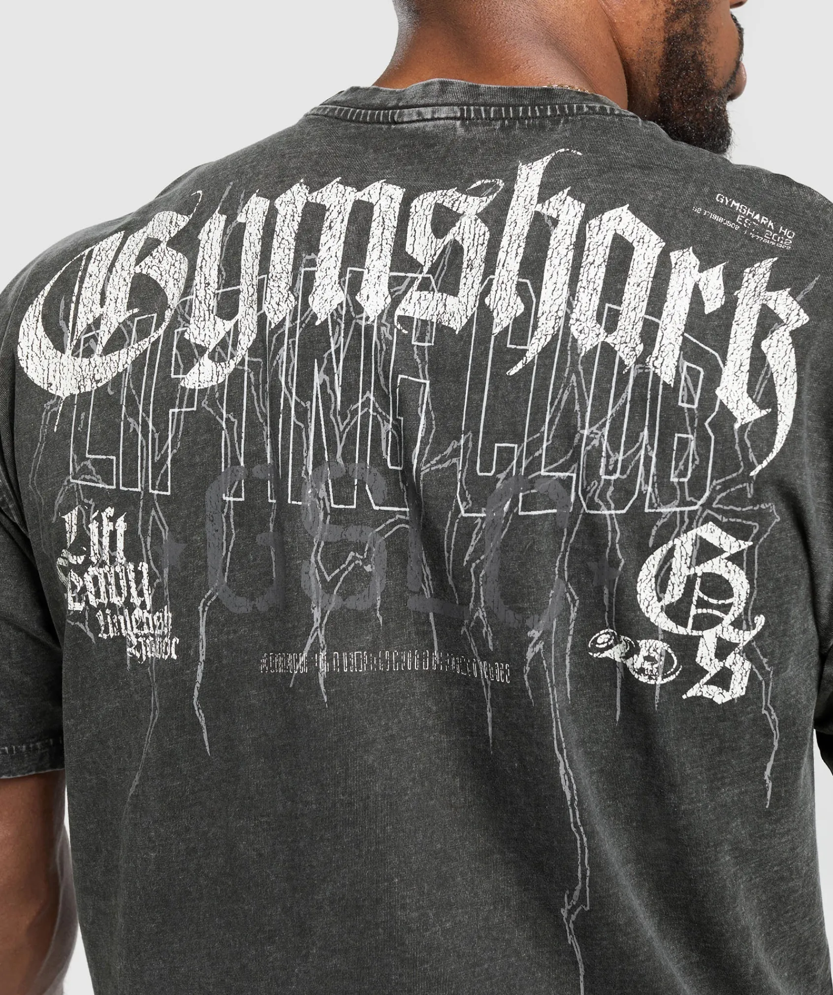 Heren Gymshark T-shirts*Distressed Graphic T-shirt