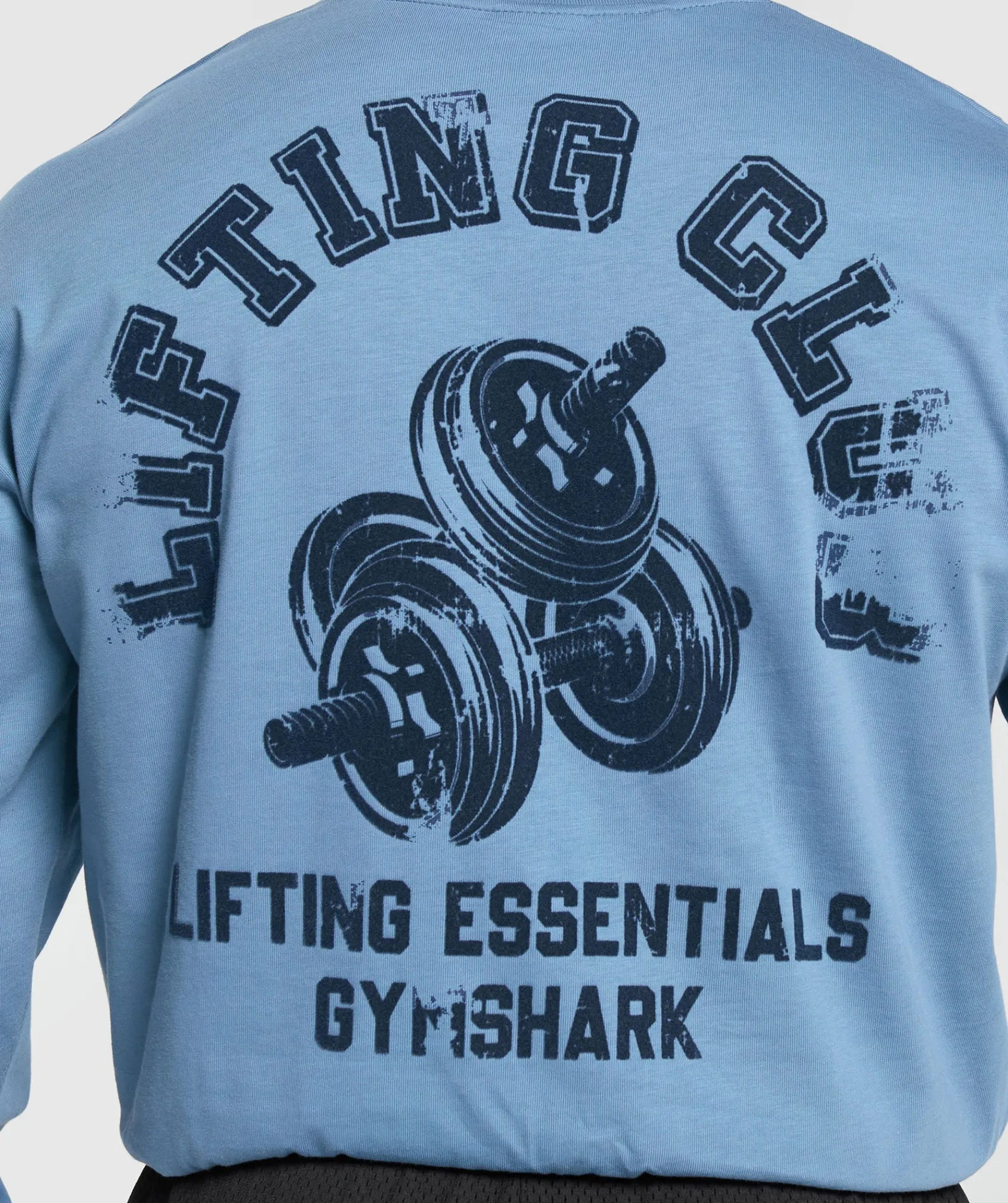 Heren Gymshark T-shirts*Dumbbells Long Sleeve T-Shirt