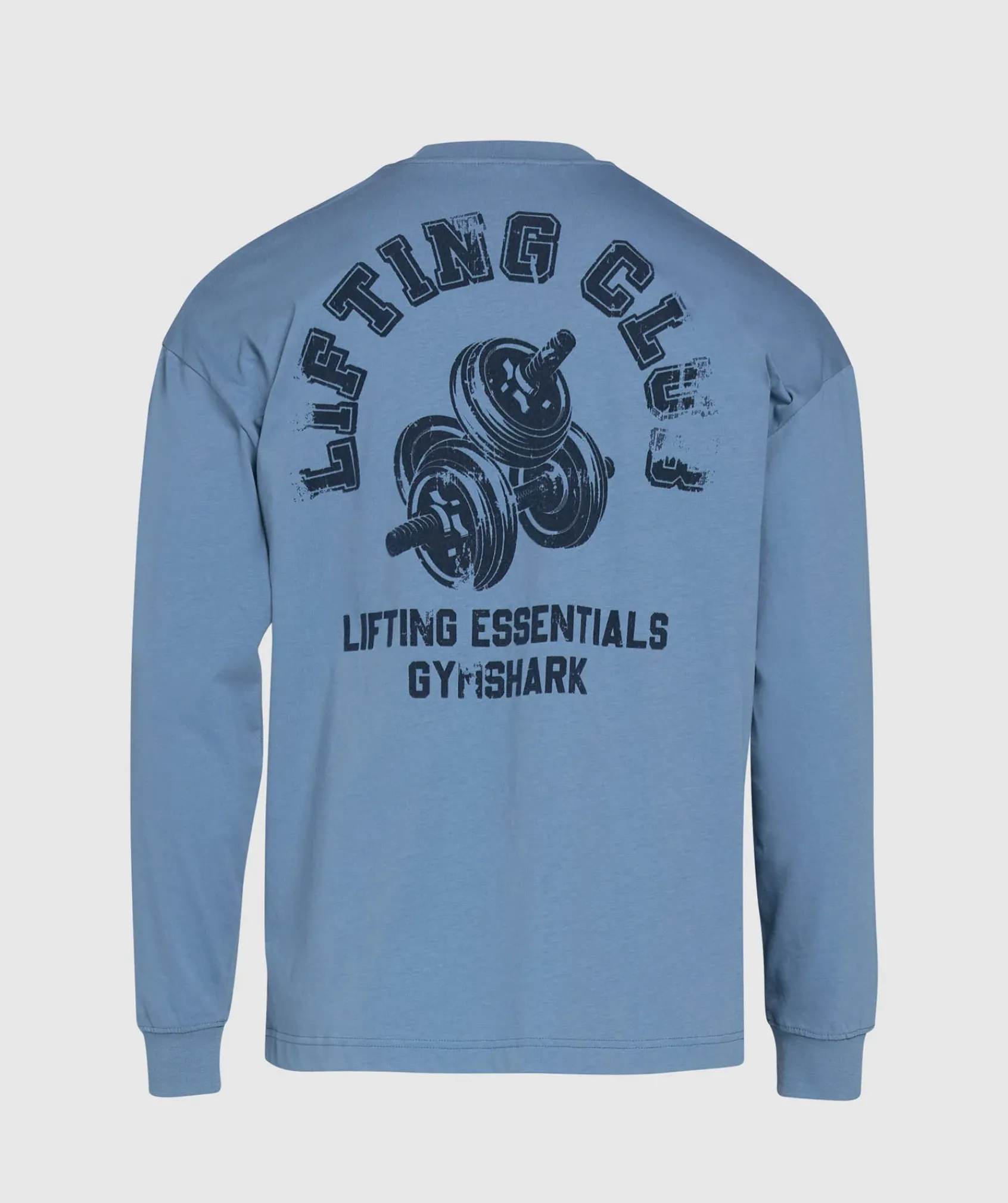 Heren Gymshark T-shirts*Dumbbells Long Sleeve T-Shirt