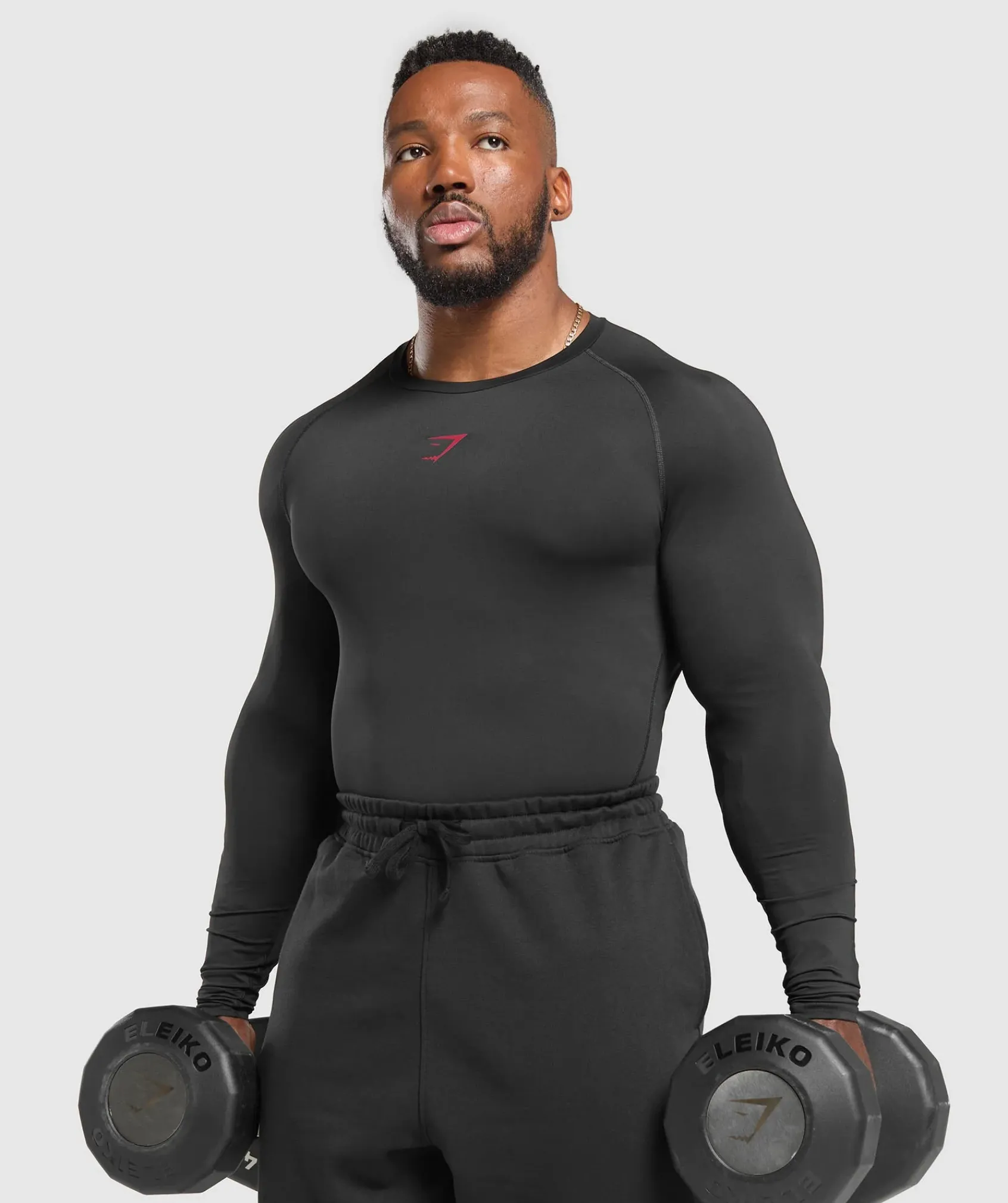 Heren Gymshark T-shirts*Element Long Sleeve T-Shirt
