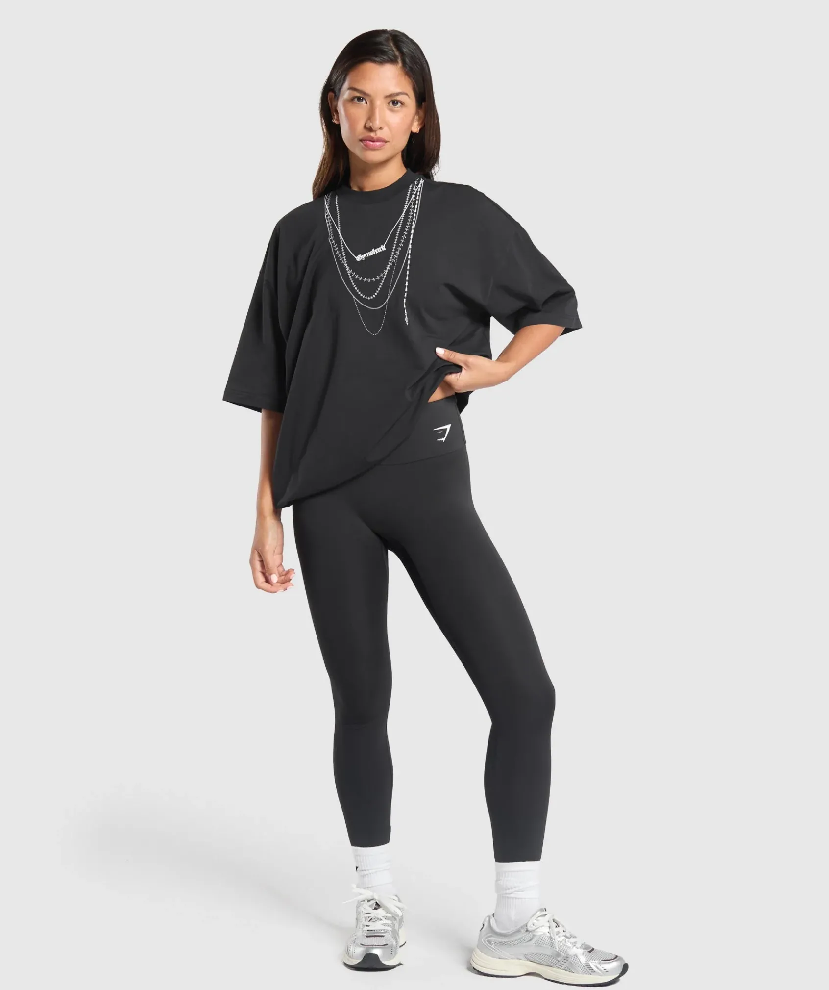 DAMES Gymshark T-shirts*Elevate Chain Oversized T-Shirt