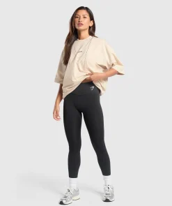 DAMES Gymshark T-shirts*Elevate Chain Oversized T-Shirt