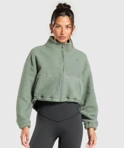 DAMES Gymshark Outerwear*Elevate Fleece Mid Jacket