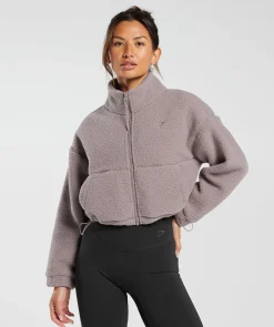 DAMES Gymshark Outerwear|Sportjacks*Elevate Fleece Midi Jacket