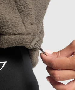 DAMES Gymshark Outerwear|Sportjacks*Elevate Fleece Midi Jacket