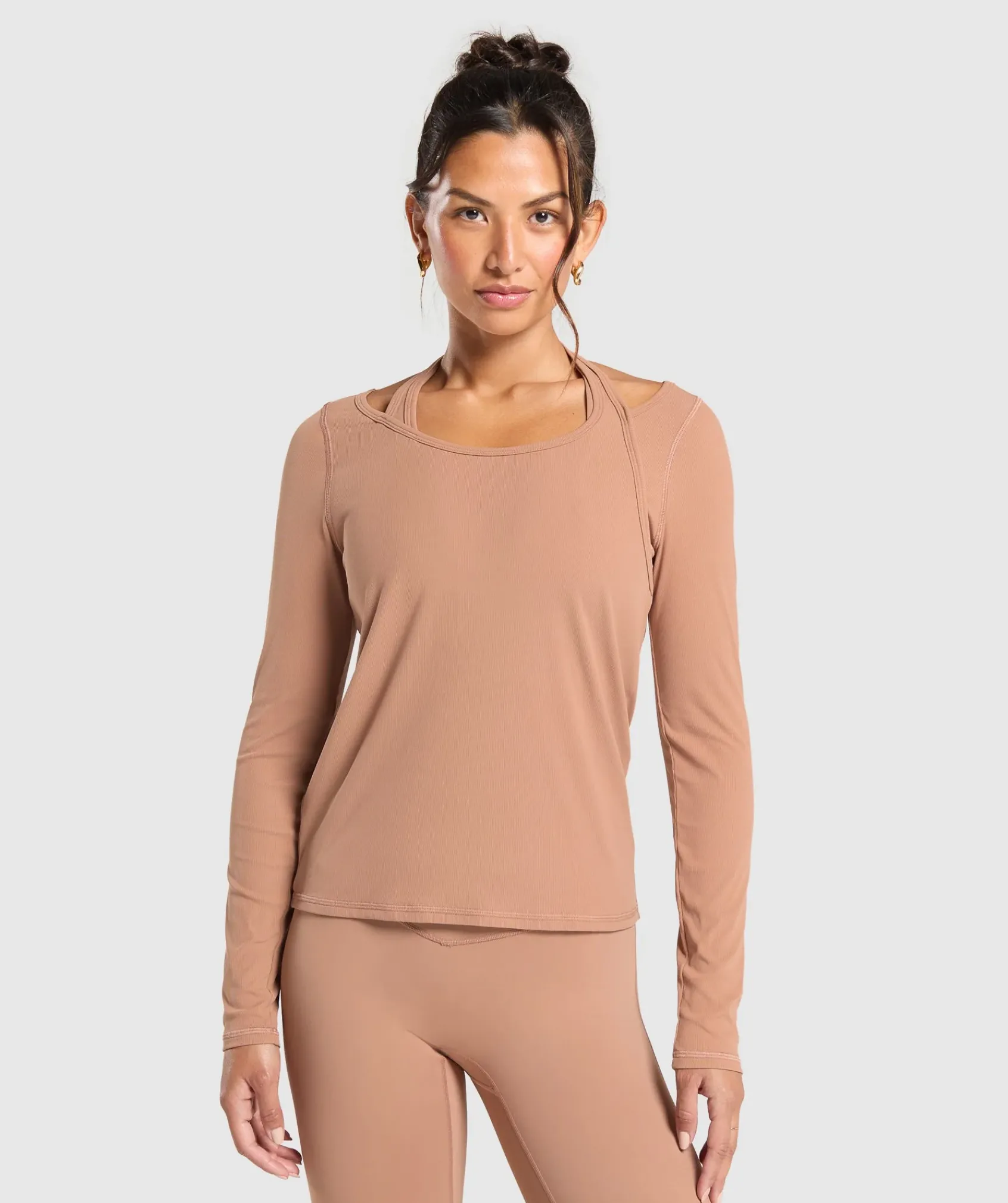 DAMES Gymshark T-shirts*Elevate Long Sleeve Top