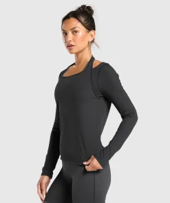 DAMES Gymshark T-shirts*Elevate Long Sleeve Top