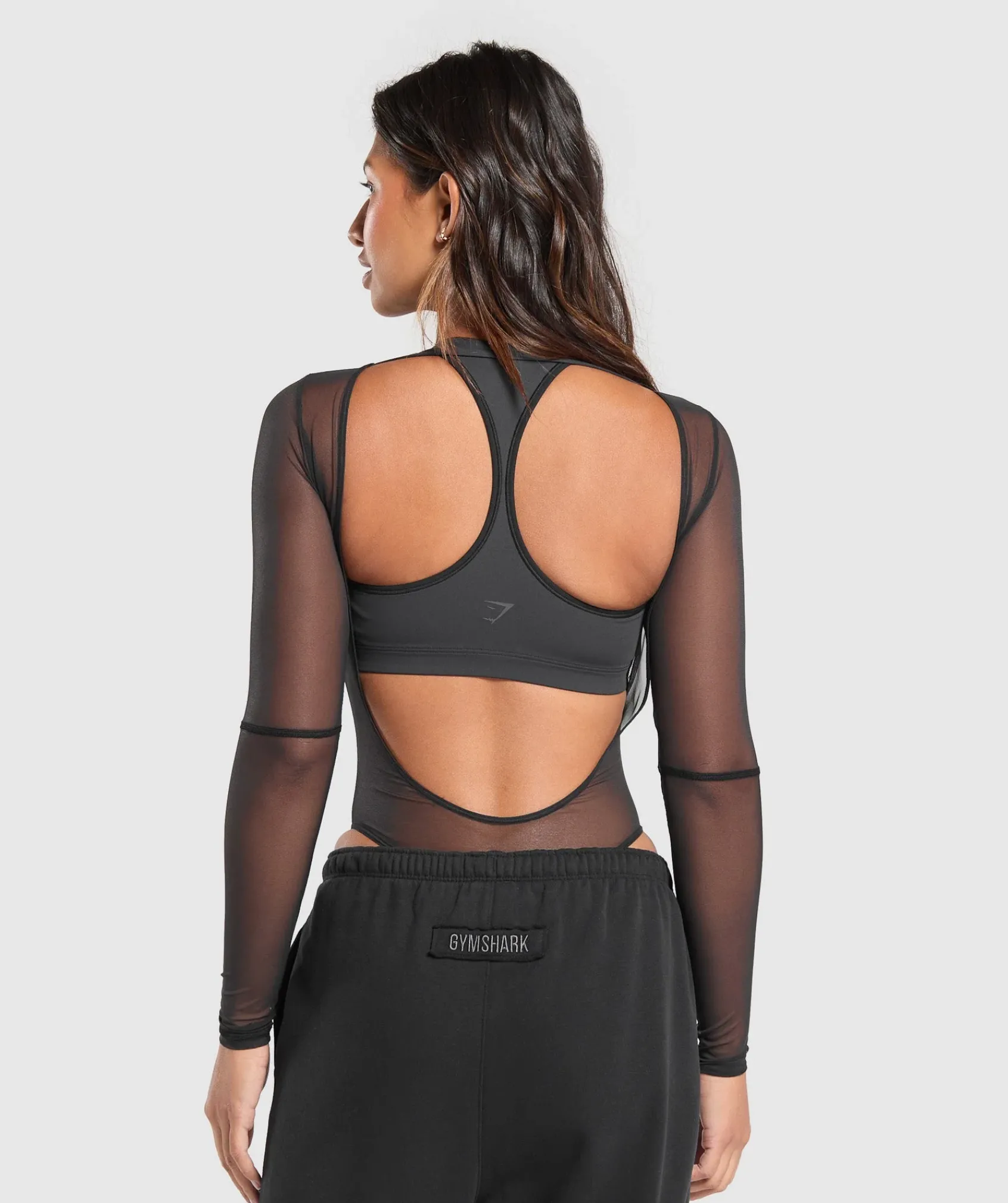 DAMES Gymshark Sportjumpsuit*Elevate Mesh Bodysuit