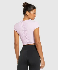 DAMES Gymshark Croptops|T-shirts*Elevate Ruched Crop Top