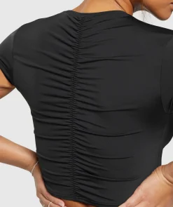 DAMES Gymshark Croptops|T-shirts*Elevate Ruched Crop Top