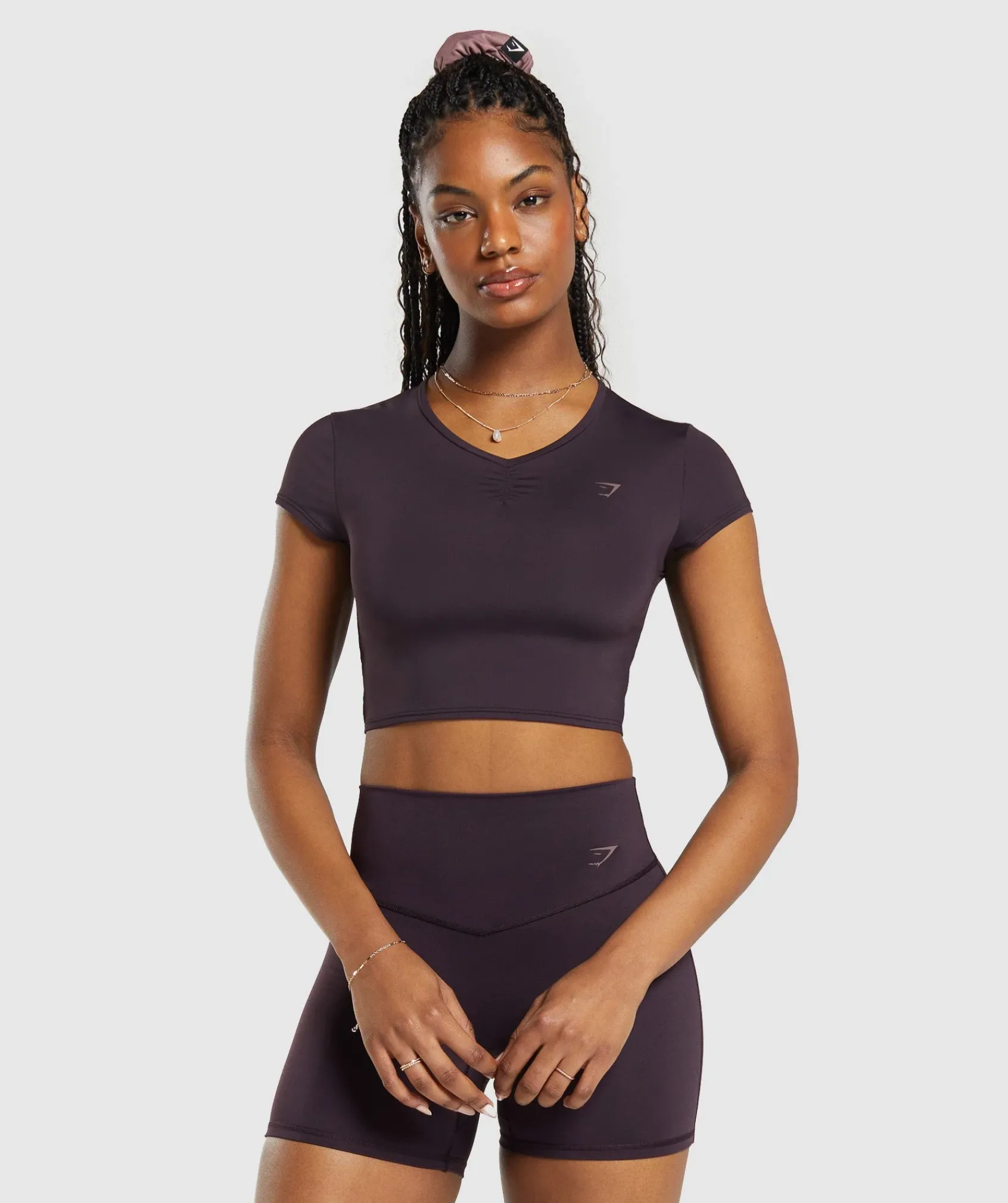 DAMES Gymshark Croptops|T-shirts*Elevate Ruched Crop Top