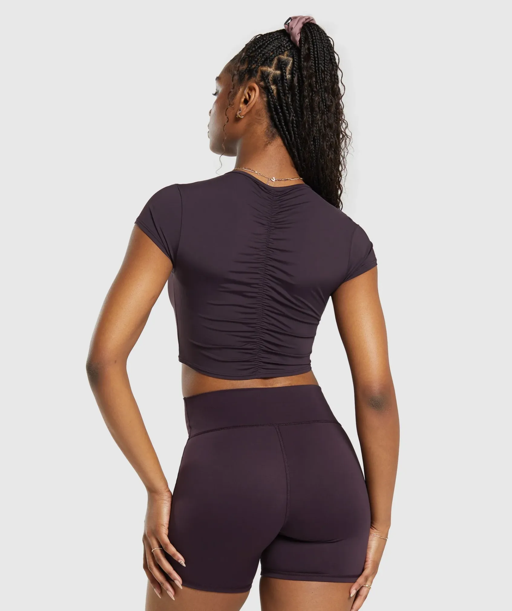 DAMES Gymshark Croptops|T-shirts*Elevate Ruched Crop Top