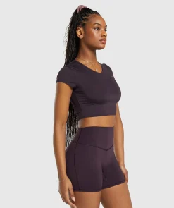 DAMES Gymshark Croptops|T-shirts*Elevate Ruched Crop Top