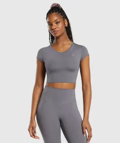 DAMES Gymshark Croptops|T-shirts*Elevate Ruched Crop Top