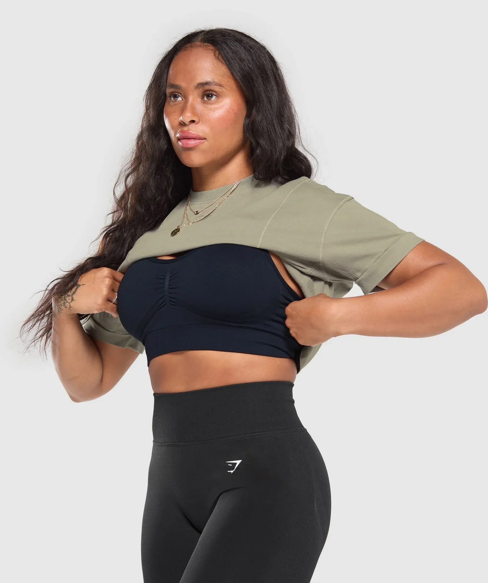 DAMES Gymshark Bedekkende Sportkleding|T-shirts*Elevated Power T-Shirt