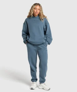 DAMES Gymshark Bedekkende Sportkleding|Joggingbroeken*Embroidered Logo Oversized Joggers