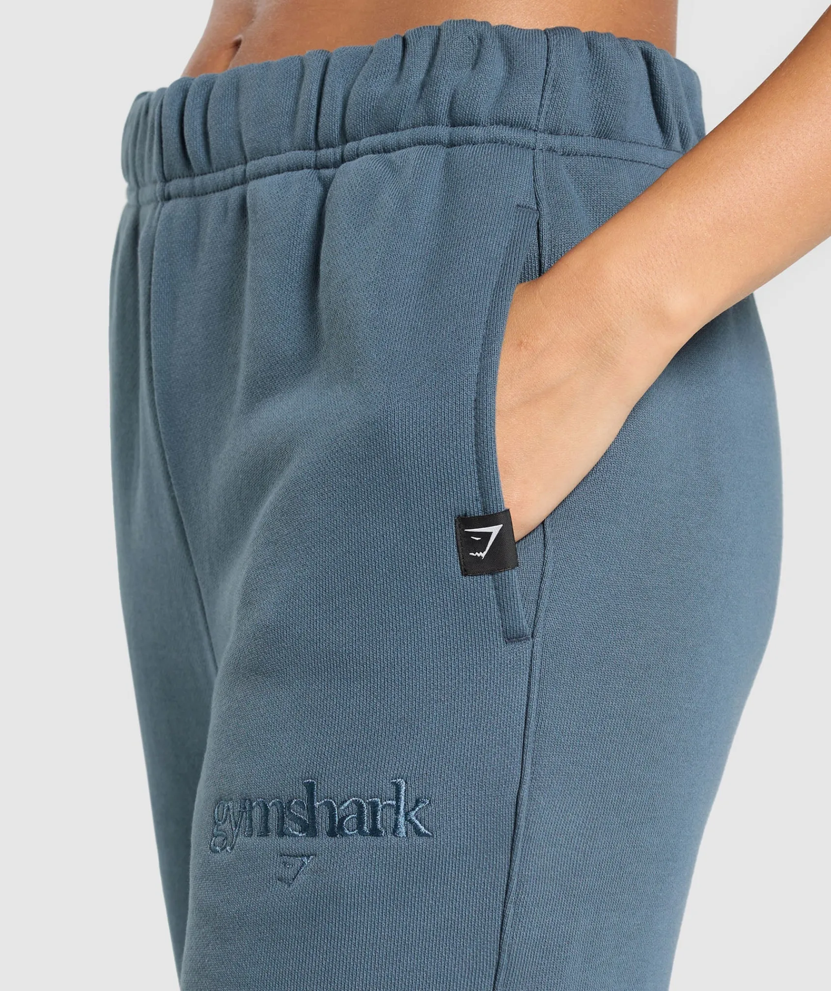 DAMES Gymshark Bedekkende Sportkleding|Joggingbroeken*Embroidered Logo Oversized Joggers