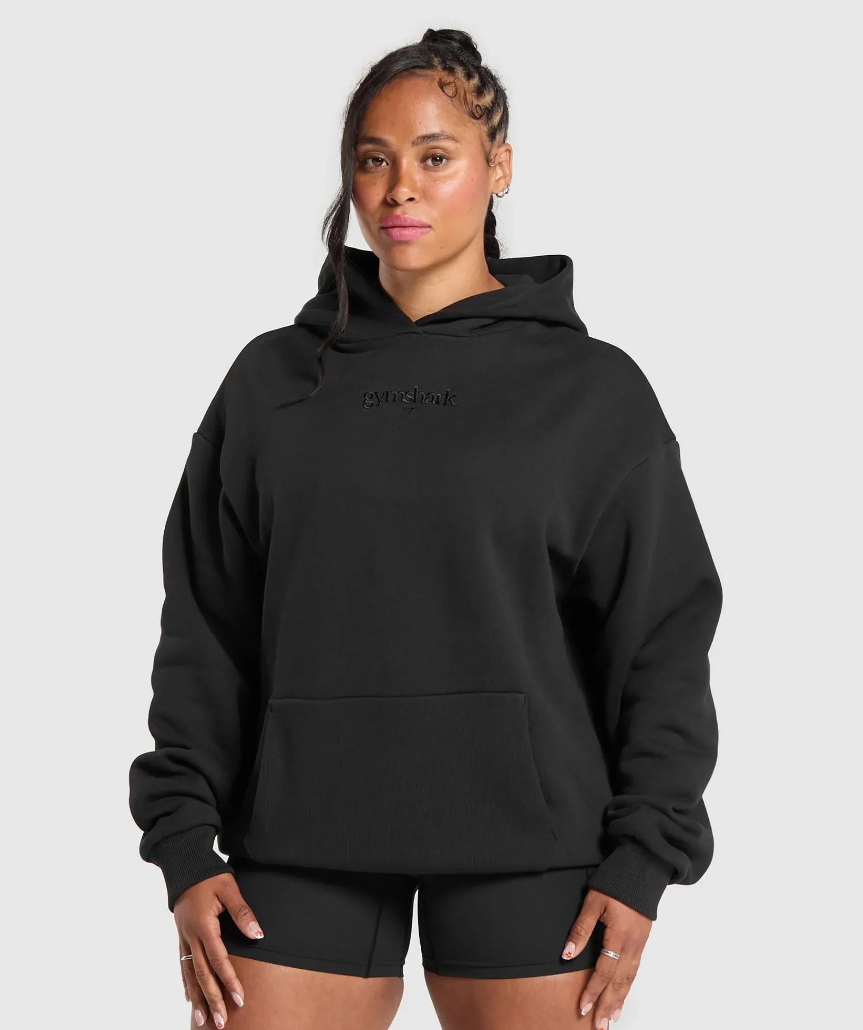 DAMES Gymshark Bedekkende Sportkleding|Hoodies & Truien*Embroidered Logo Oversized Hoodie