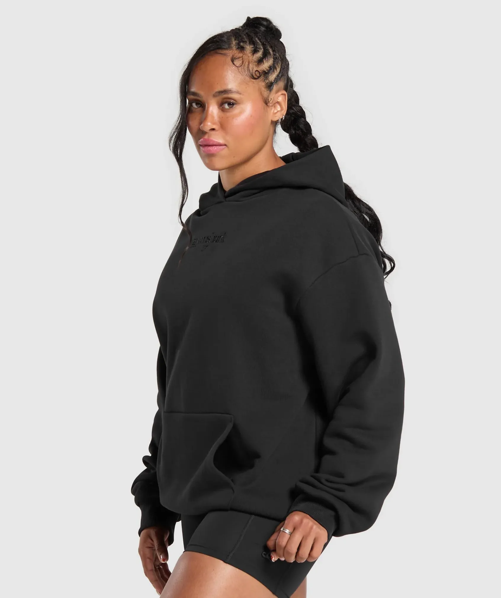 DAMES Gymshark Bedekkende Sportkleding|Hoodies & Truien*Embroidered Logo Oversized Hoodie
