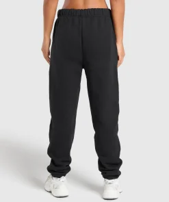 DAMES Gymshark Bedekkende Sportkleding|Joggingbroeken*Embroidered Logo Oversized Joggers