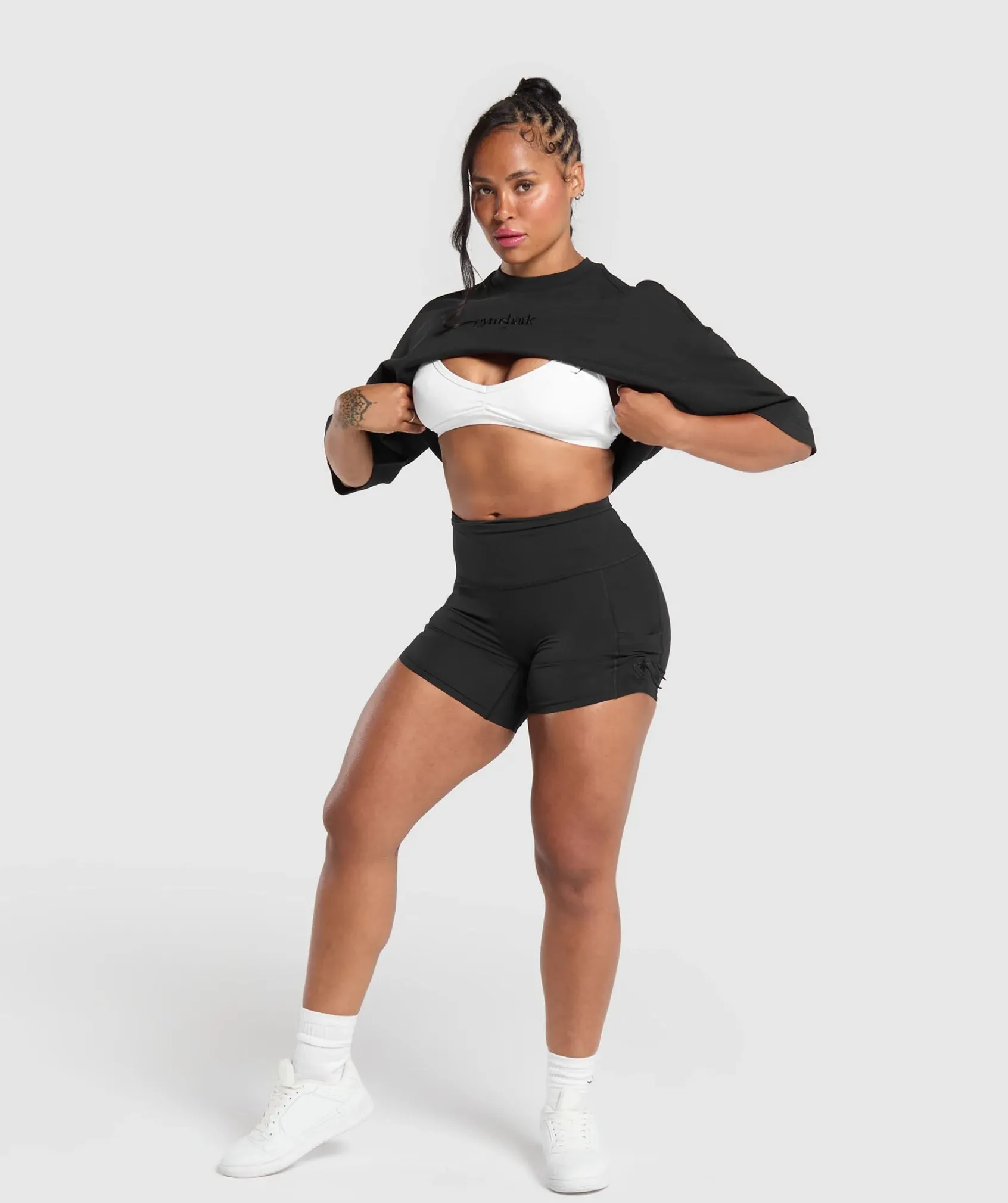 DAMES Gymshark T-shirts*Embroidered Logo Oversized T-Shirt