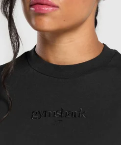 DAMES Gymshark T-shirts*Embroidered Logo Oversized T-Shirt