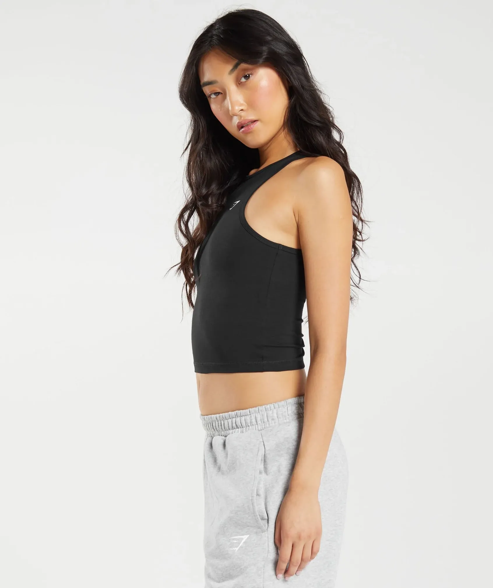 DAMES Gymshark Croptops|Tanktops*Essential Cotton Midi Tank