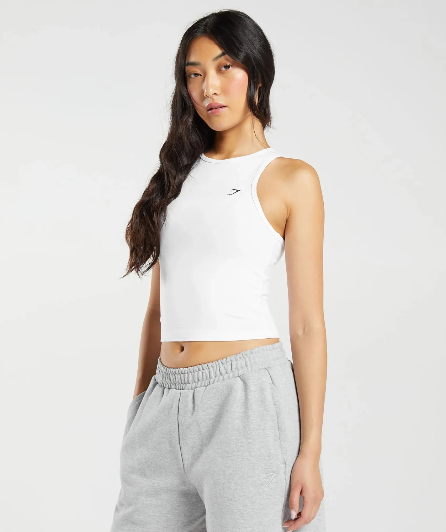 DAMES Gymshark Croptops|Tanktops*Essential Cotton Midi Tank